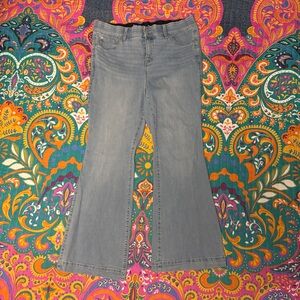 Torrid Light Blue Bombshell Flares